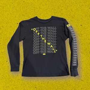 Vans Boys Longsleeve T-shirt, size medium